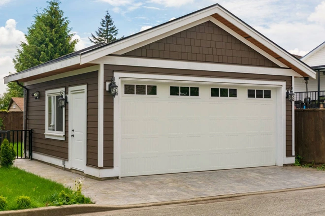 small garage door installed web